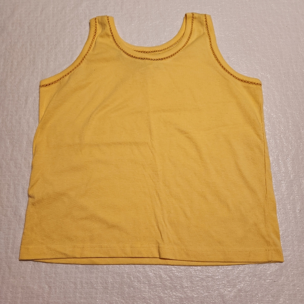 Jonathon Logan women's yellow tank top. Size SP.